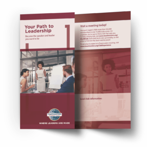 Leaflets on "Your Path to Leadership" - Unveiling Effective Leadership Insights.