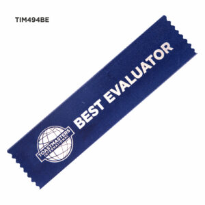 oastmasters Best Evaluator Ribbon.