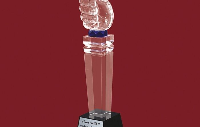 Glass Award - A Shining Symbol of Recognition.