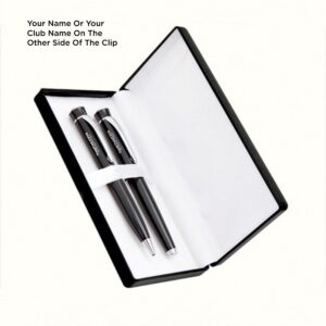 A Customized Pen Set - Ballpoint and Roller - A Duo of Elegance