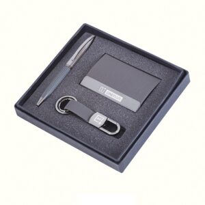 Pen, Card Holder & Key Chain Set - A Stylish and Practical Trio.
