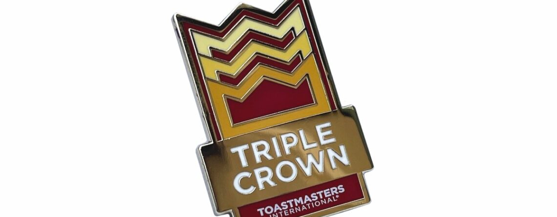 Triple Crown Pin - Celebrating Achievement and Excellence.