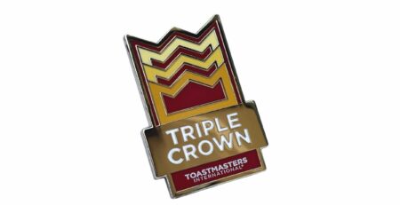Triple Crown Pin - Celebrating Achievement and Excellence.