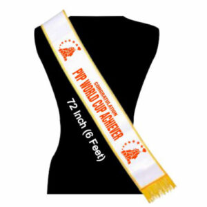 Sash-PVP World Cup Achiever Wearing Victory Sash