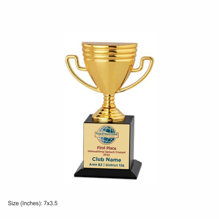 Contest Cup Gold Muskurado