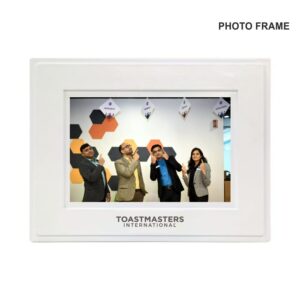 Toastmasters Photo Frame for showcasing memorable moments and achievements.