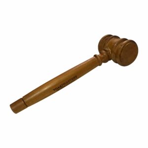 Wooden Gavel - A Symbol of Authority and Leadership.