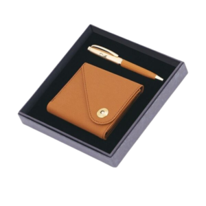 Wallet Pen Set - Tan