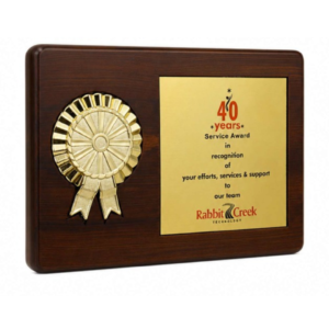 Rosette Medal Plaque