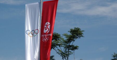 Olympics Opening Ceremony Flag