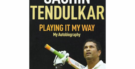 An image of the book cover for "Playing it My Way" by Sachin Tendulkar, displayed on muskurado.com.