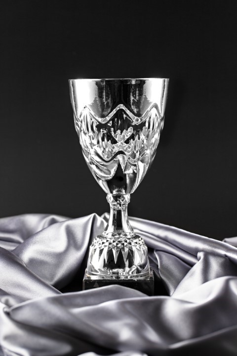 Glass cup trophy