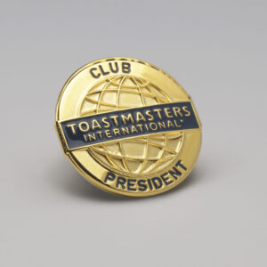 President at Toastmasters Club