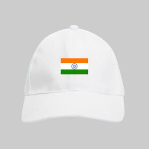 India-Flag-Cap-White