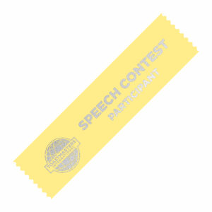 Speech Contest Participant Ribbon