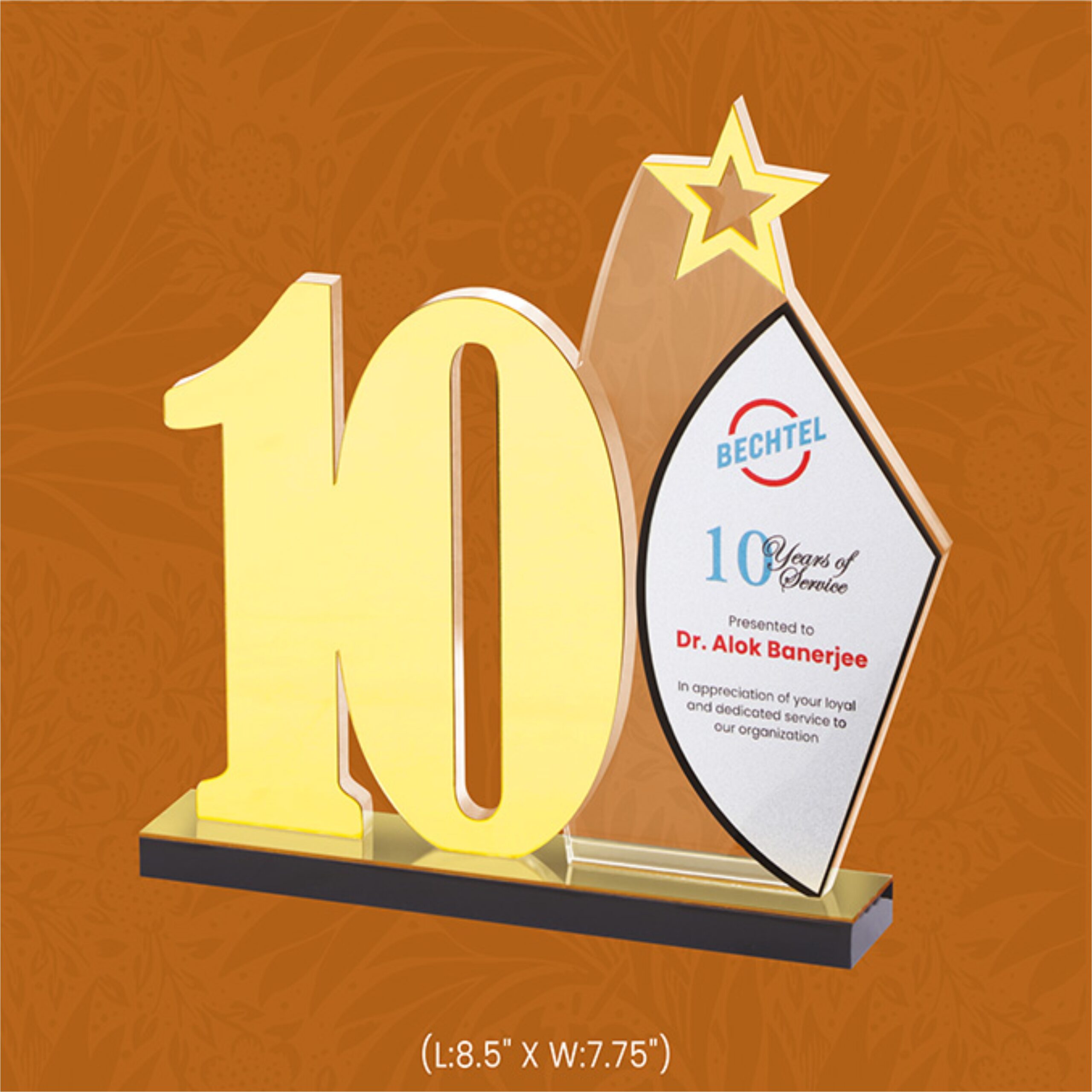 Decade Star for 10 Years Service - Muskurado