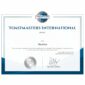 Toastmasters Member Certificate