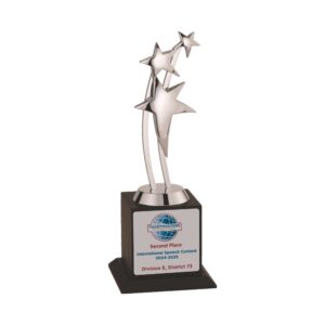 Trophy for Second Place in Contest