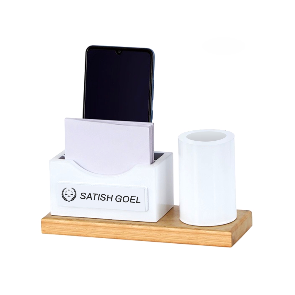 Desk Organizer - White - Muskurado
