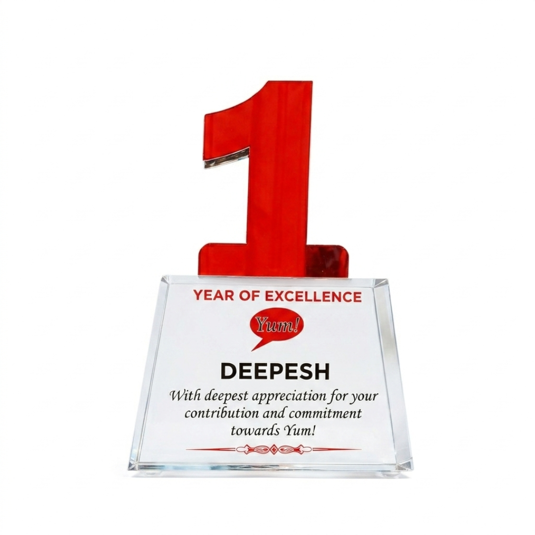 1 Years-Long Service Award