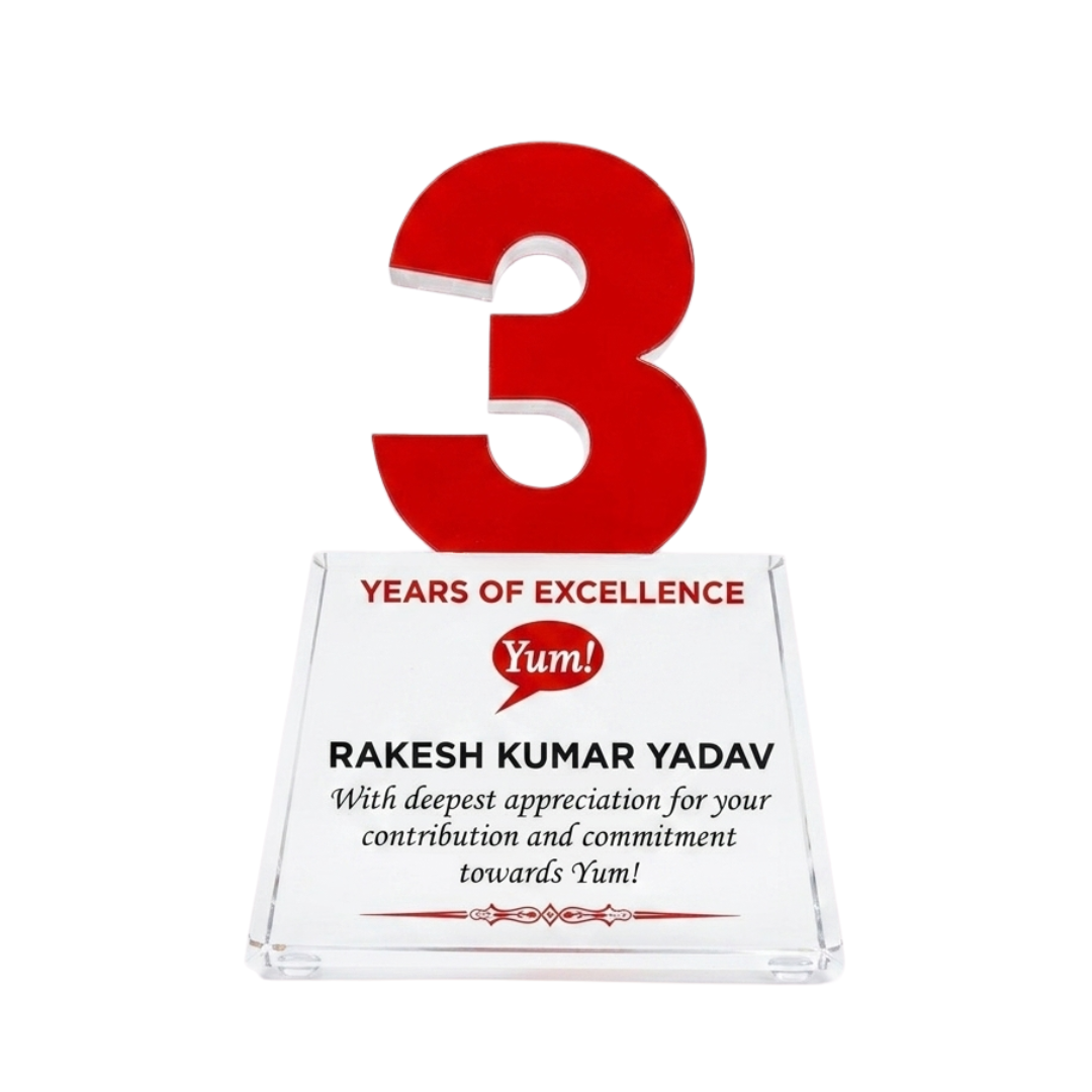 3 Years-Long Service Award