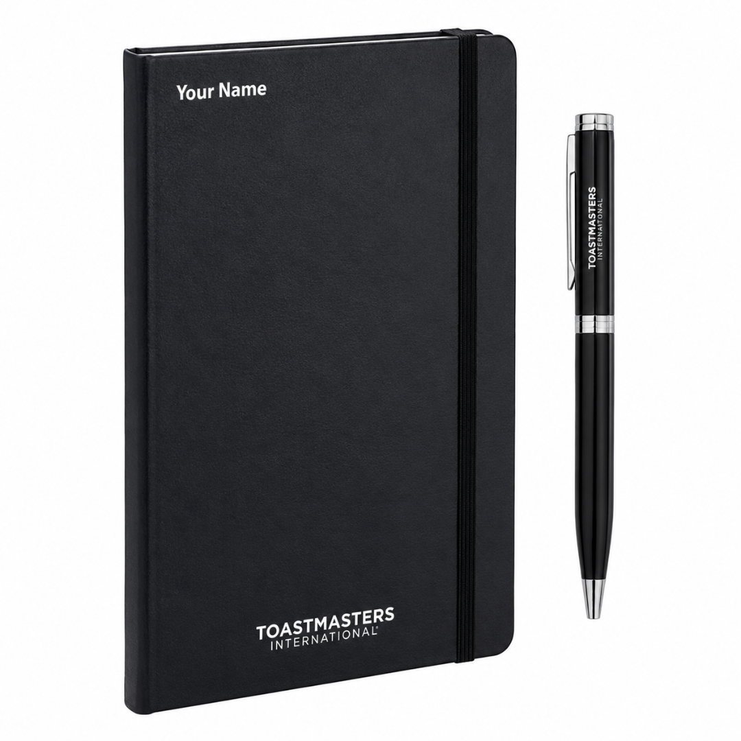 Pen And Vinyl Notebook